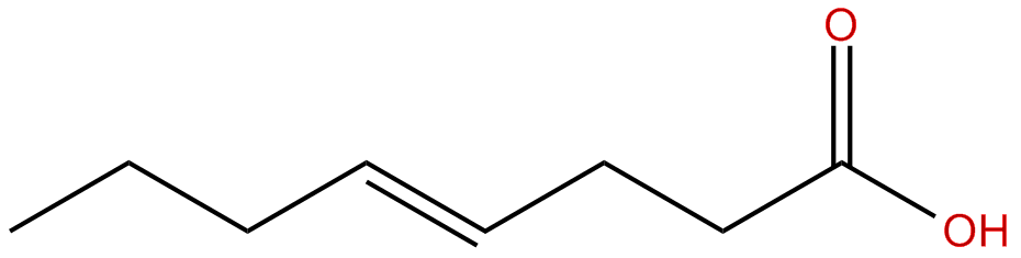 Image of trans-4-octenoic acid