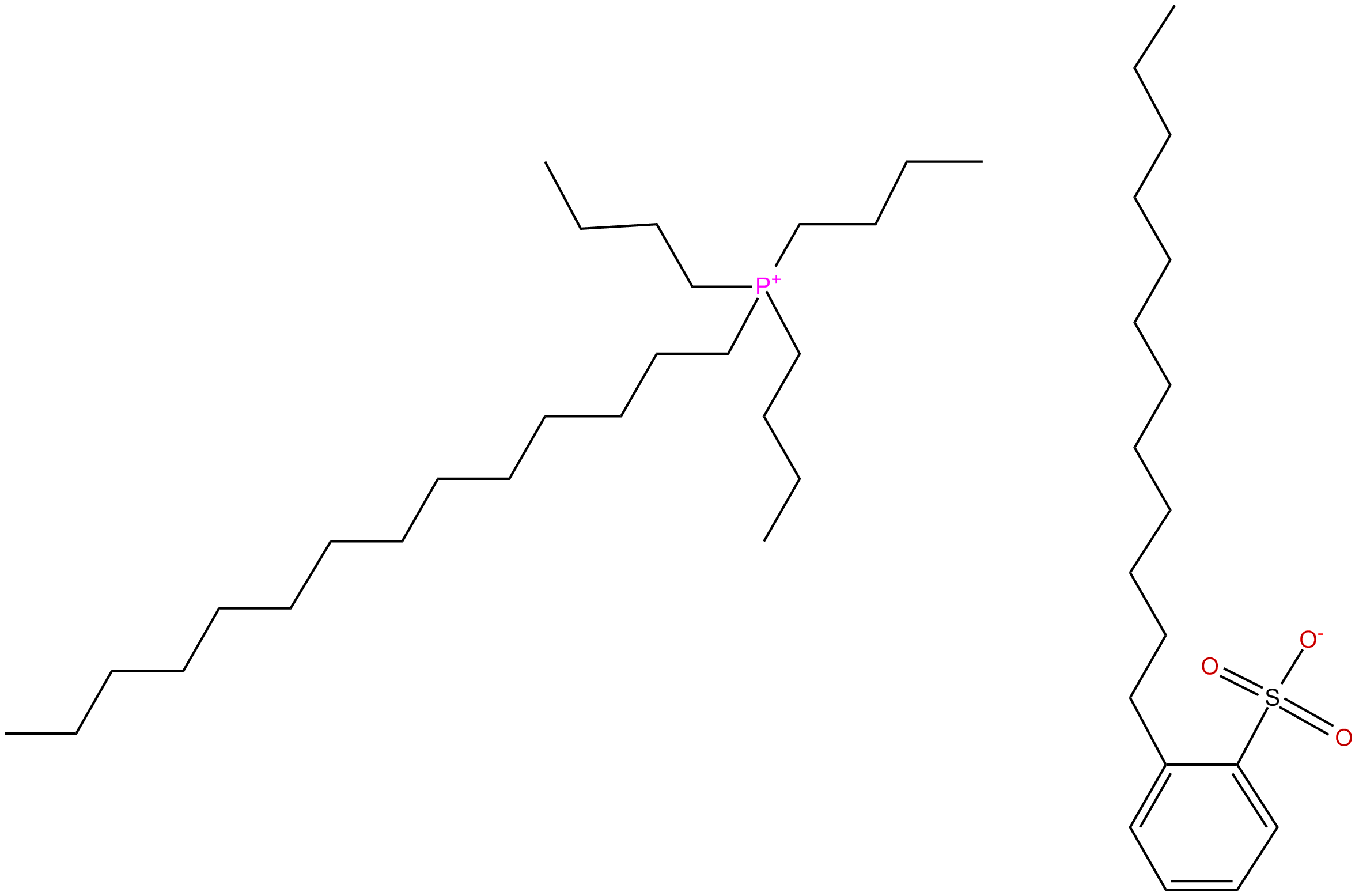 Image of tributyltetradecylphosphonium dodecylbenzenesulfonate