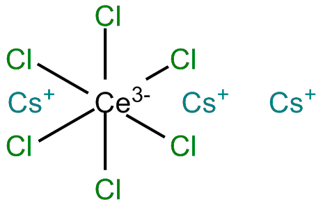 Image of tricesium hexachlorocerate