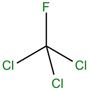 Image of trichlorofluoromethane