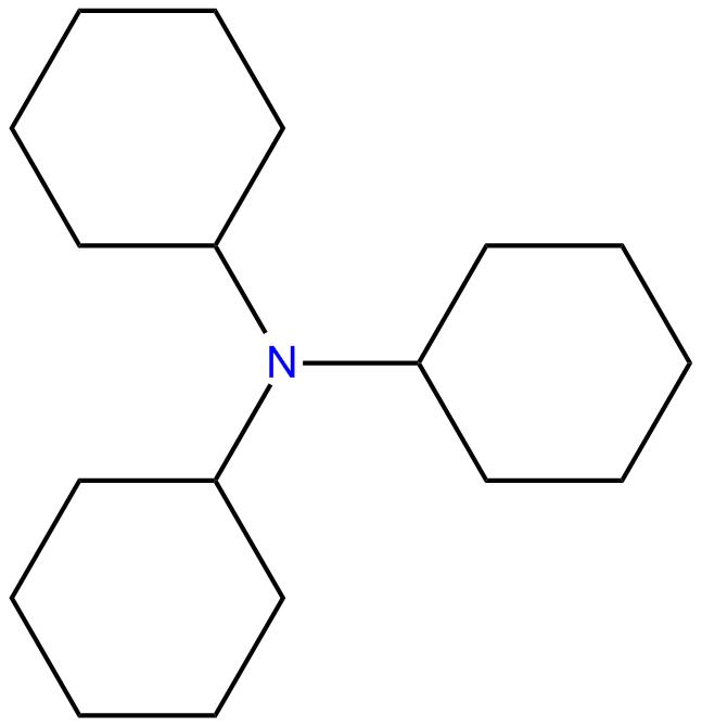 Image of tricyclohexylamine