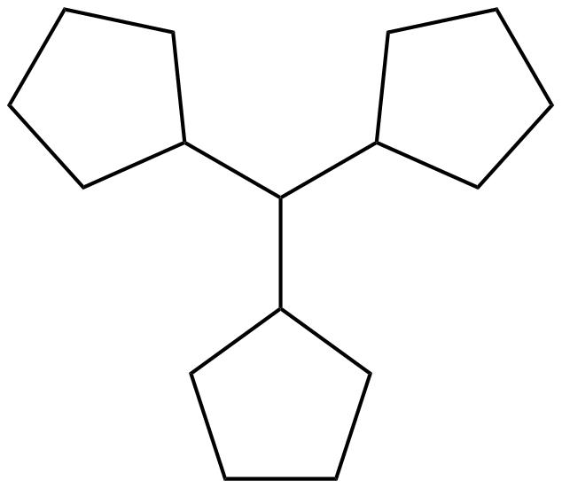 Image of tricyclopentylmethane