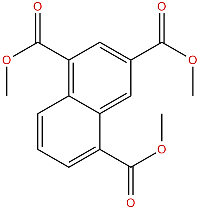 Image of trimethyl 1,3,5-naphthalenetricarboxylate