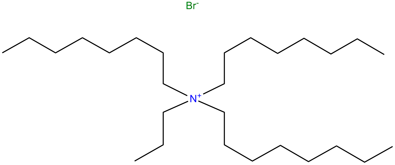 Image of trioctylpropylammonium bromide