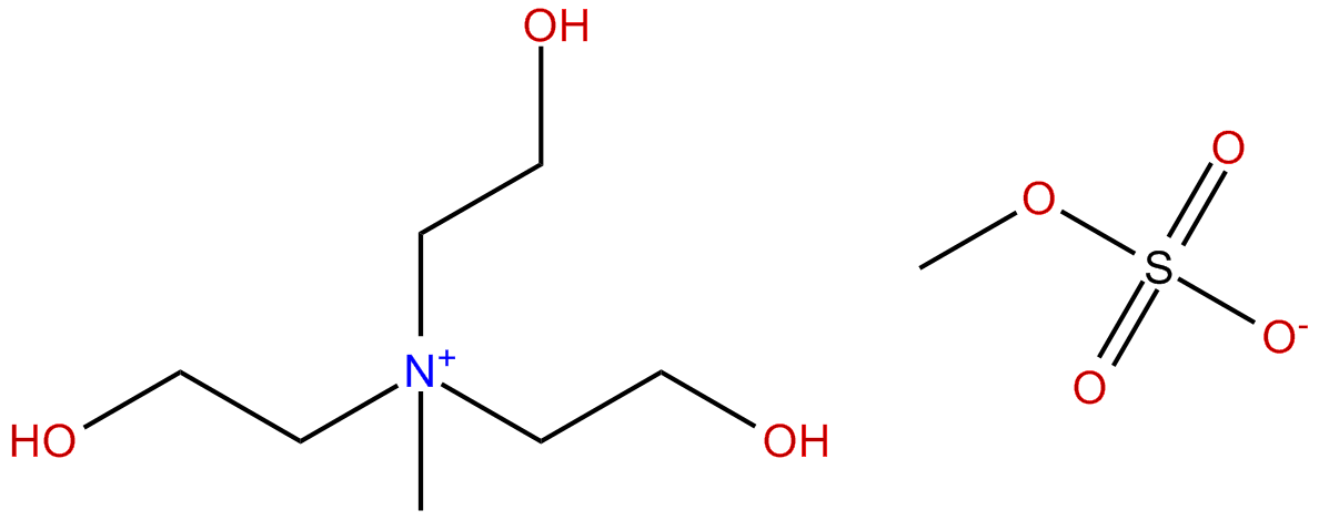 Image of tris(2-hydroxyethyl) methylammonium methylsulfate