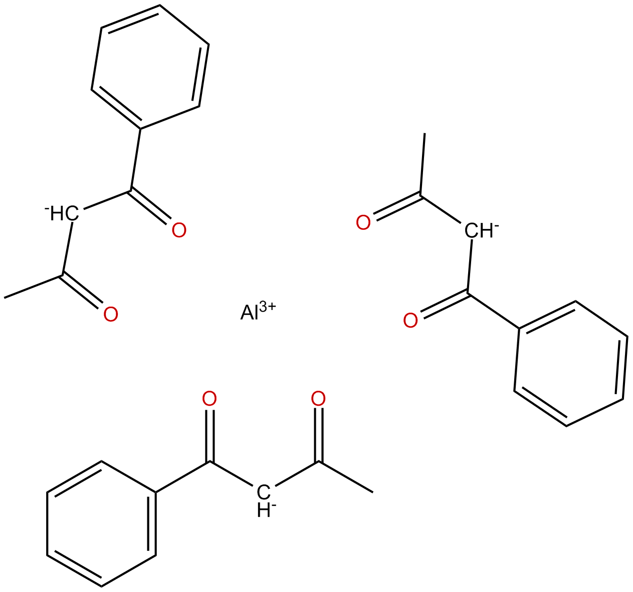 Image of tris(benzoylacetonato)aluminum