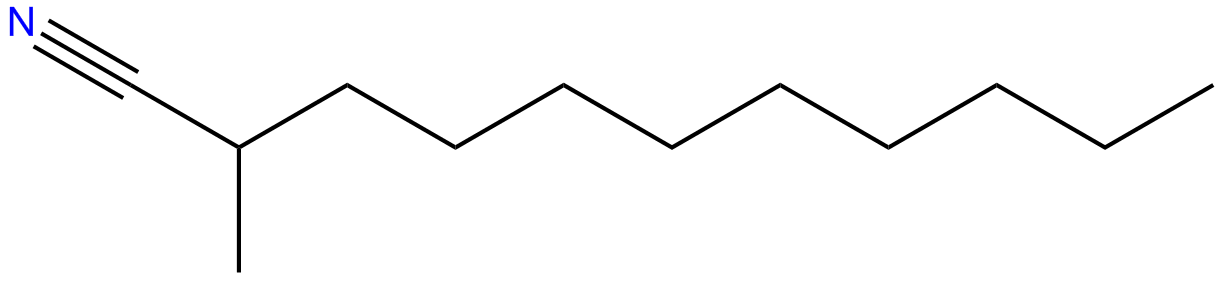 Image of undecanenitrile, 2-methyl-