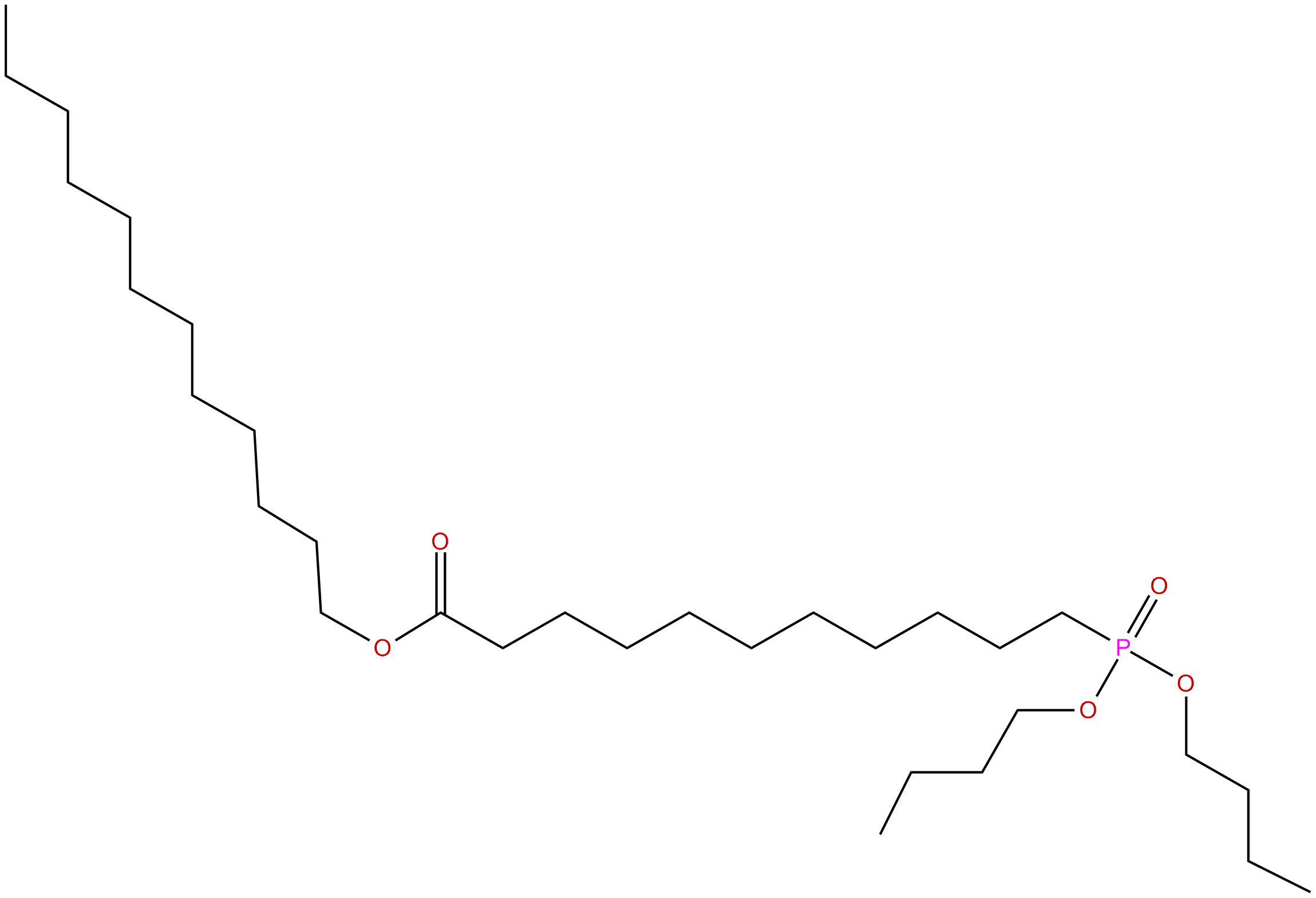 Image of undecanoic acid, 11-phosphono-, dibutyl dodecyl ester