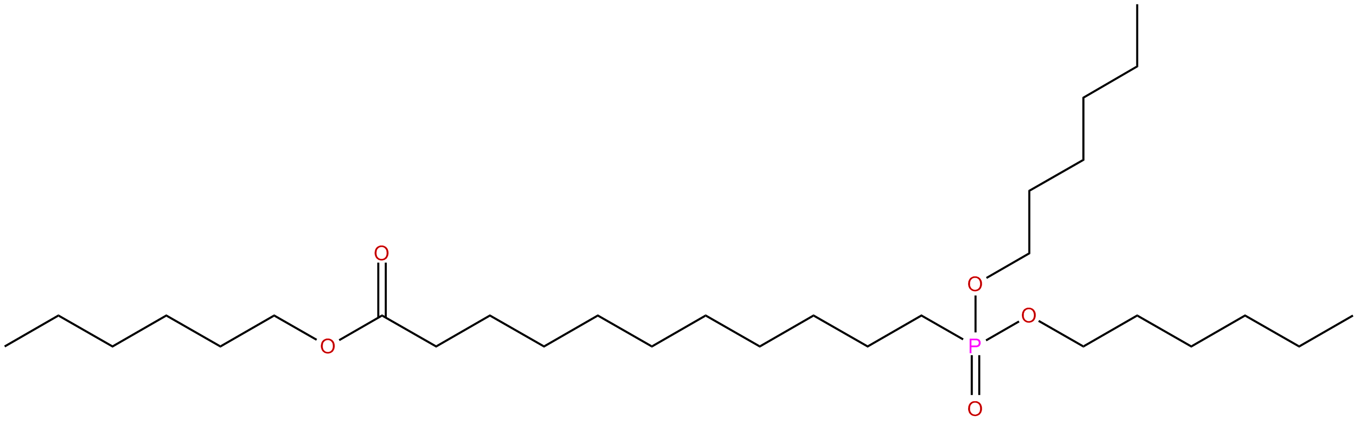 Image of undecanoic acid, 11-phosphono-, trihexyl ester