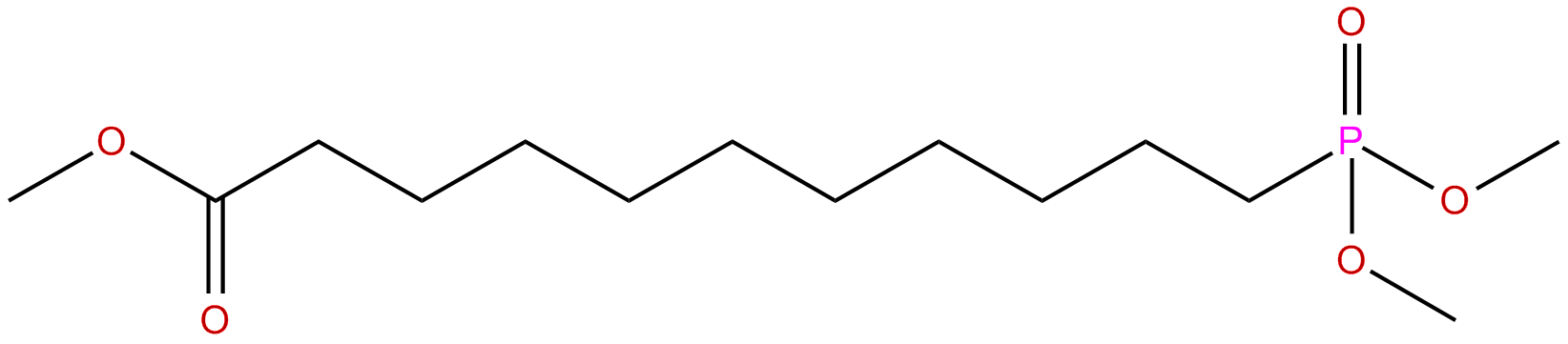 Image of undecanoic acid, 11-phosphono-, trimethyl ester