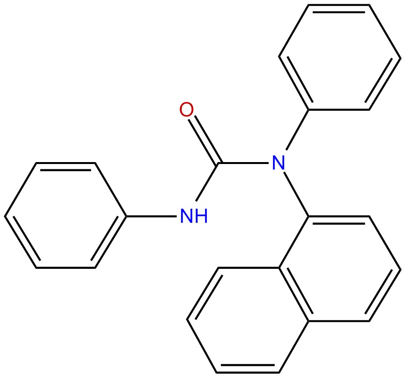 Image of urea, N-1-naphthalenyl-N,N'-diphenyl-