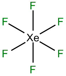 Image of xenon hexafluoride
