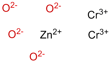 Image of zinc(II) chromium(III) oxide