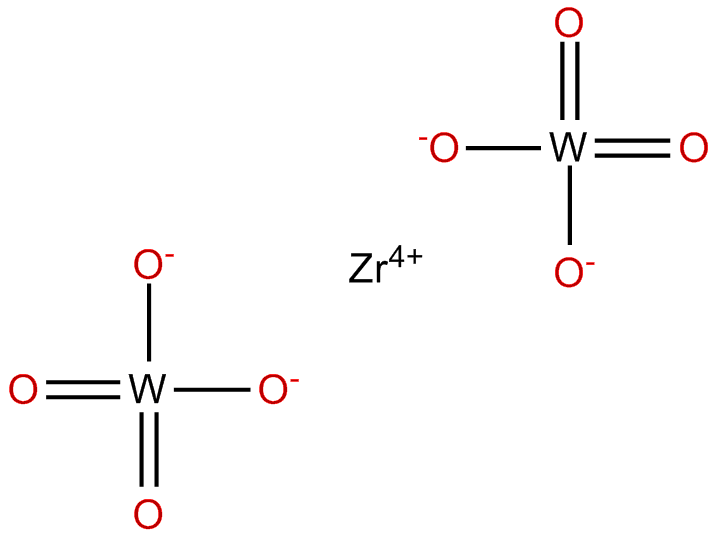 Image of zirconium tungstate