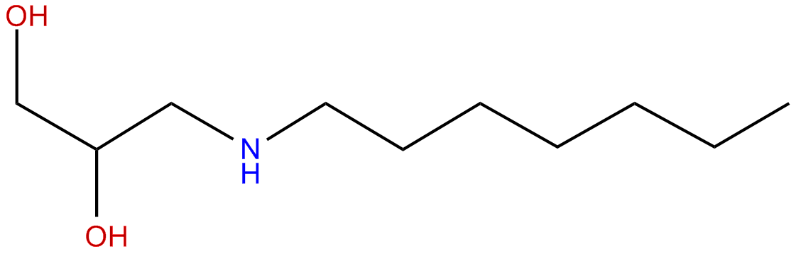 Image of (.+-.)-3-(heptylamino)-1,2-propanediol