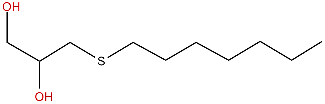 Image of (.+-.)-3-(heptylthio)-1,2-propanediol