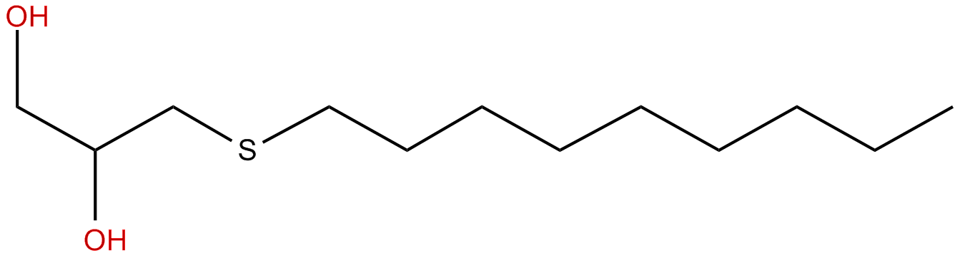 Image of (.+-.)-3-(nonylthio)-1,2-propanediol