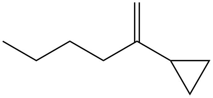 Image of (1-butylethenyl)cyclopropane