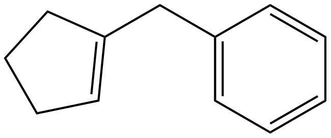 Image of (1-cyclopenten-1-ylmethyl)benzene