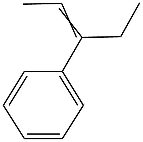Image of (1-ethyl-1-propenyl)benzene