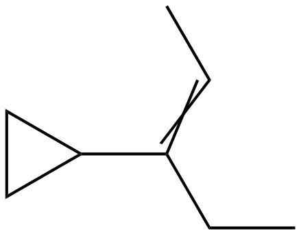Image of (1-ethyl-1-propenyl)cyclopropane
