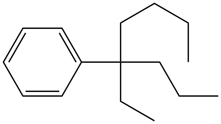 Image of (1-ethyl-1-propylpentyl)benzene