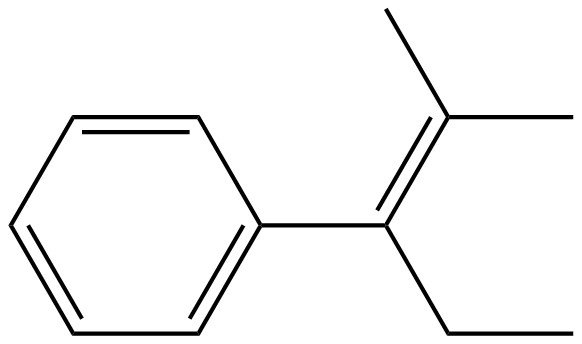 Image of (1-ethyl-2-methyl-1-propenyl)benzene