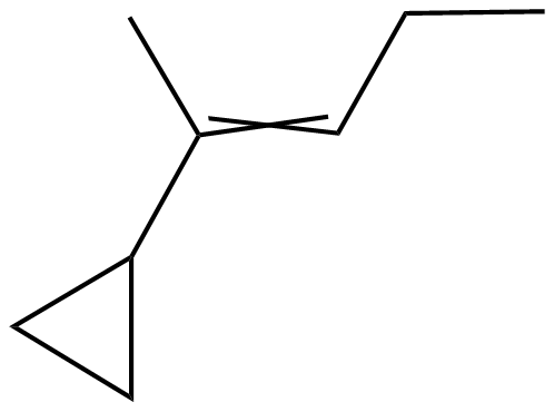 Image of (1-methyl-1-butenyl)cyclopropane