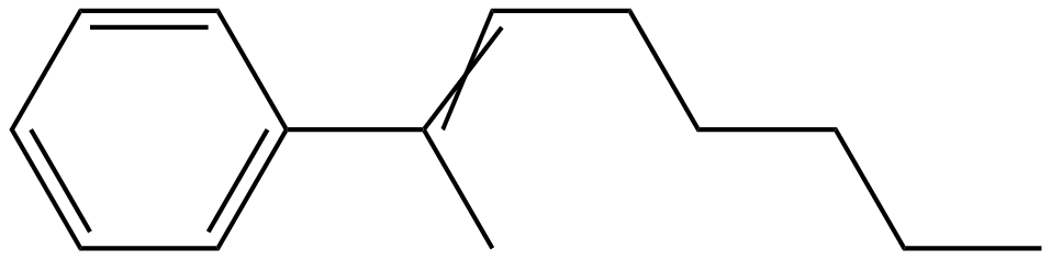 Image of (1-methyl-1-heptenyl)benzene