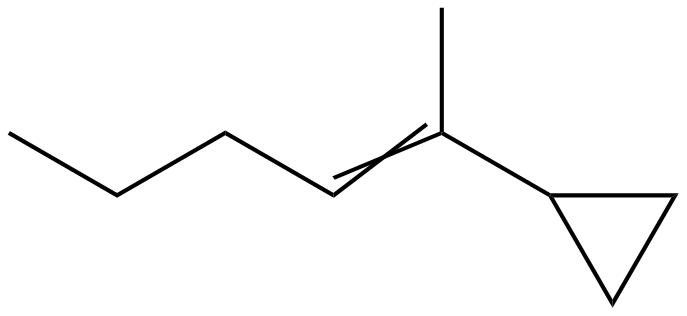 Image of (1-methyl-1-pentenyl)cyclopropane