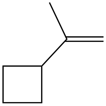 Image of (1-methylethenyl)cyclobutane