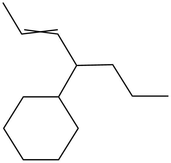 Image of (1-propyl-2-butenyl)cyclohexane