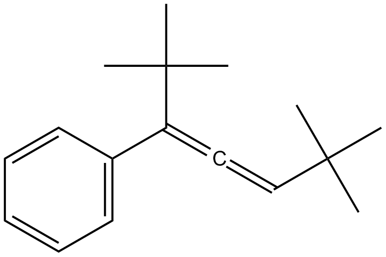 Image of [1-(1,1-dimethylethyl)-4,4-dimethyl-1,2-pentadienyl]benzene
