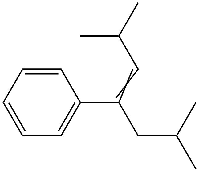 Image of [1-(2-methylpropyl)-3-methyl-1-butenyl]benzene