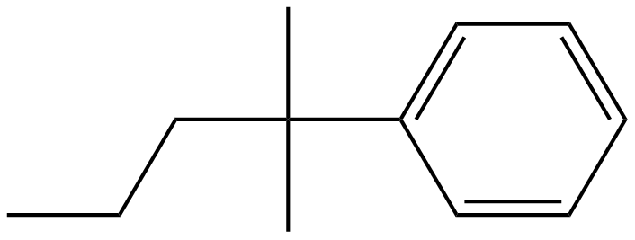 Image of (1,1-dimethylbutyl)benzene