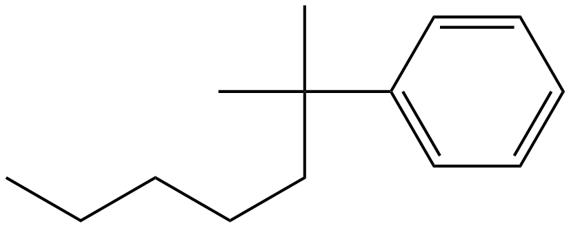 Image of (1,1-dimethylhexyl)benzene