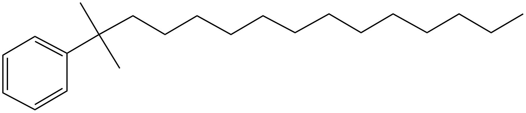 Image of (1,1-dimethyltetradecyl)benzene