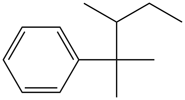 Image of (1,1,2-trimethylbutyl)benzene