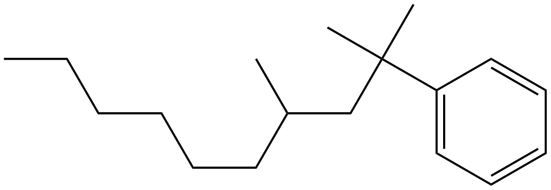 Image of (1,1,3-trimethylnonyl)benzene