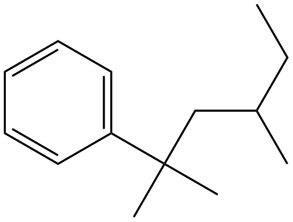 Image of (1,1,3-trimethylpentyl)benzene