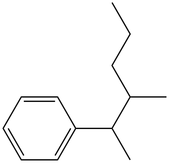Image of (1,2-dimethylpentyl)benzene