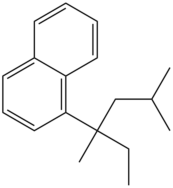 Image of (1,3-dimethyl-1-ethylbutyl)naphthalene
