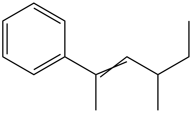 Image of (1,3-dimethyl-1-pentenyl)benzene