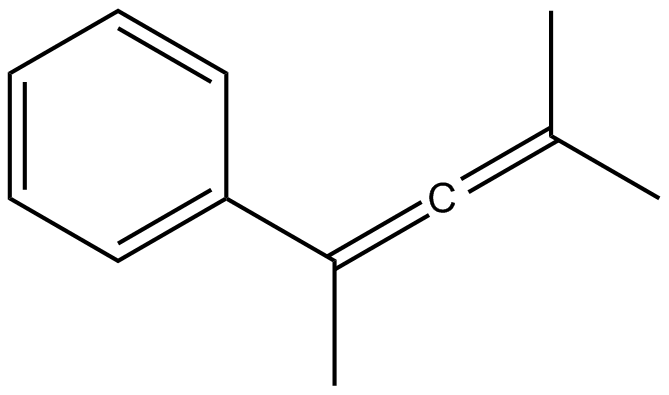 Image of (1,3-dimethyl-1,2-butadienyl)benzene