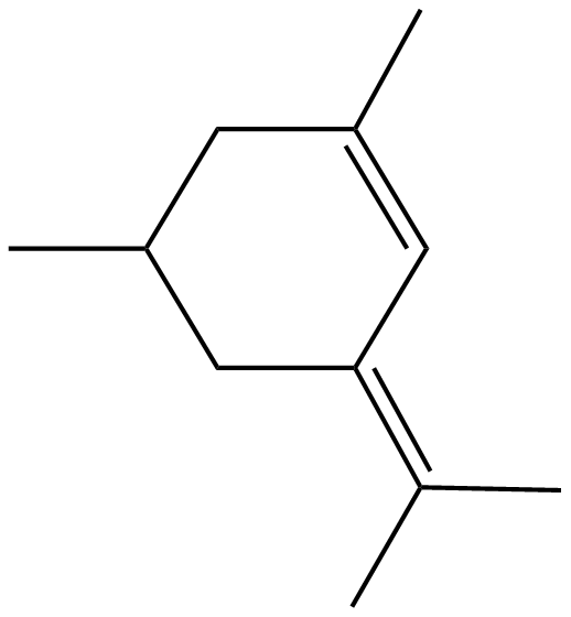 Image of (1,5-dimethyl-3-(1-methylethylidene)cyclohexene