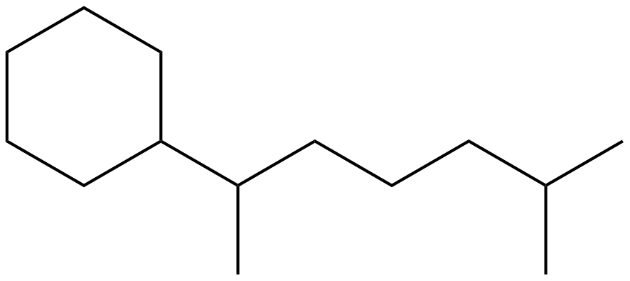 Image of (1,5-dimethylhexyl)cyclohexane