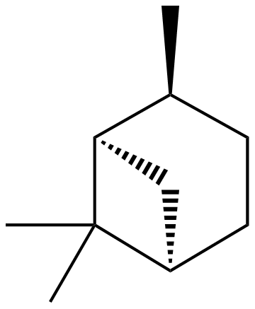 Image of (1.alpha.,2.beta.,5.alpha.)-2,6,6-trimethylbicyclo[3.1.1]heptane