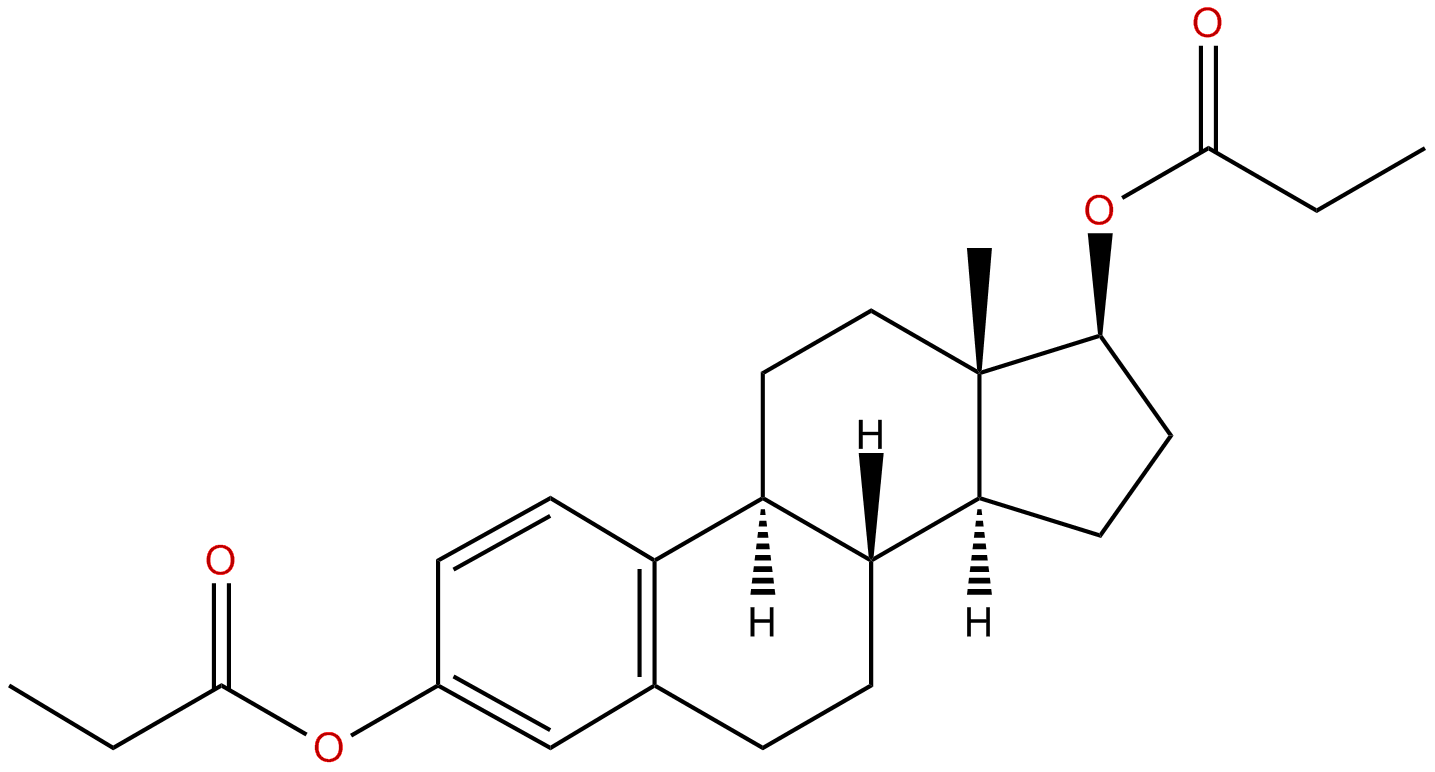 Image of (17.beta.)-estra-1,3,5(10)-triene-3,17-diol dipropionate
