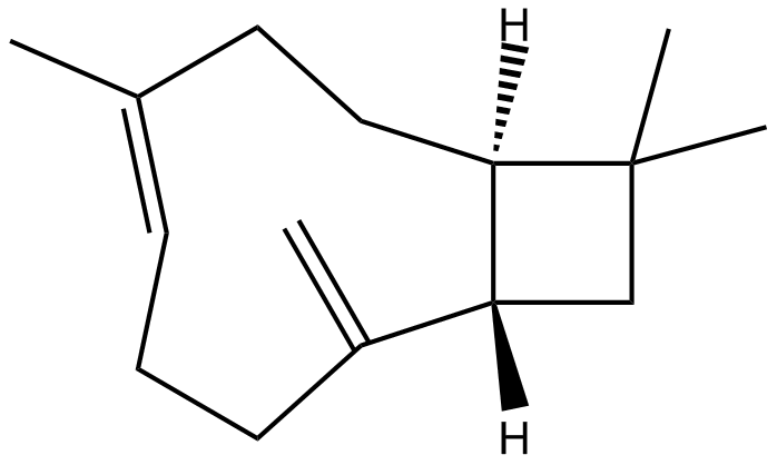 Image of [1R-(1R*,4E,9S*)]-4,11,11-trimethyl-8-methylene-bicyclo[7.2.0]-4-undecene
