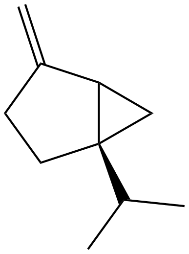 Image of (1S)-4-methylene-1-(1-methylethyl)bicyclo[3.1.0]hexane